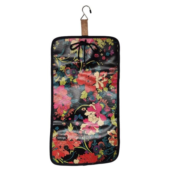 Sakroots Jewelry Travel Roll Organizer and Butterfly Key Chain Colorful Floral - Picture 4 of 6